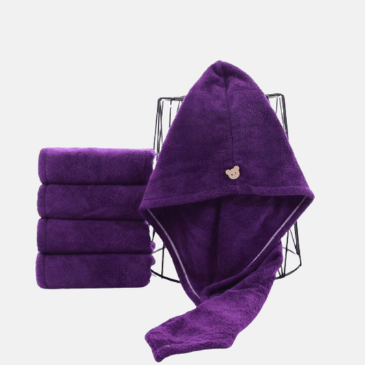 Purple-Hair-Towel-Wrap-Microfibre