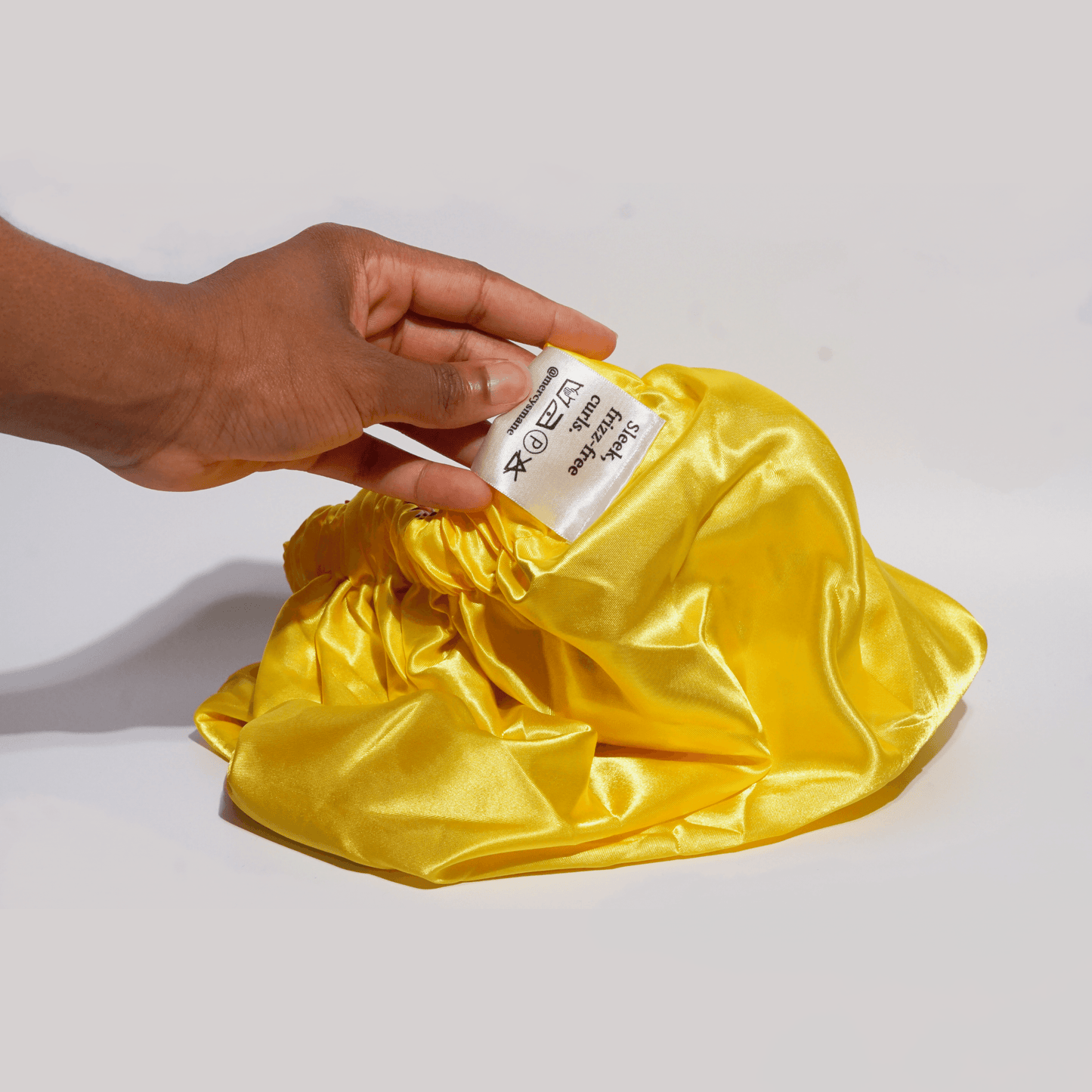 Satin bonnet for curly hair. Silk hair bonnet. Sleeping cap for natural hair.